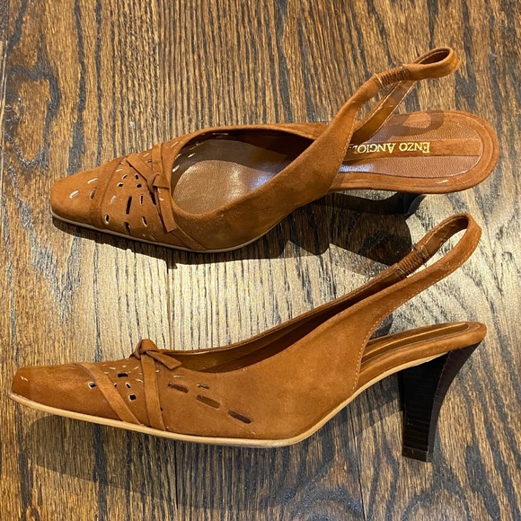 Suede Kitten Heels - Picture 1 of 8